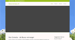 Desktop Screenshot of ilexcrenata.nl