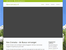 Tablet Screenshot of ilexcrenata.nl